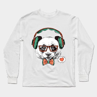 Panda20 music T-Shirt Long Sleeve T-Shirt